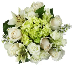 BLOOM HAUS Enchanted White Rose Boquet