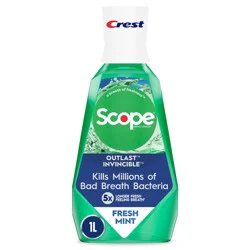 Crest Scope Outlast Mouthwash - 1L