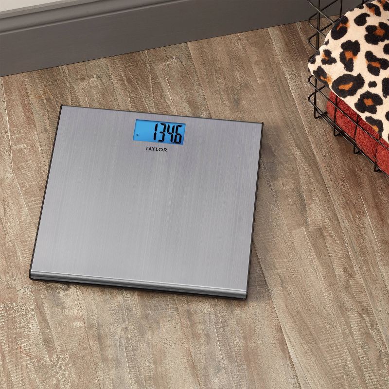 slide 10 of 12, Digital Thin Stainless Steel Bathroom Scale - Taylor, 1 ct