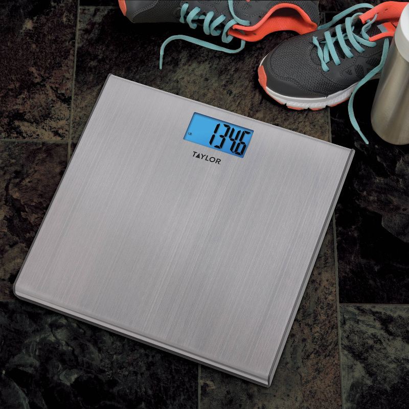 slide 11 of 12, Digital Thin Stainless Steel Bathroom Scale - Taylor, 1 ct