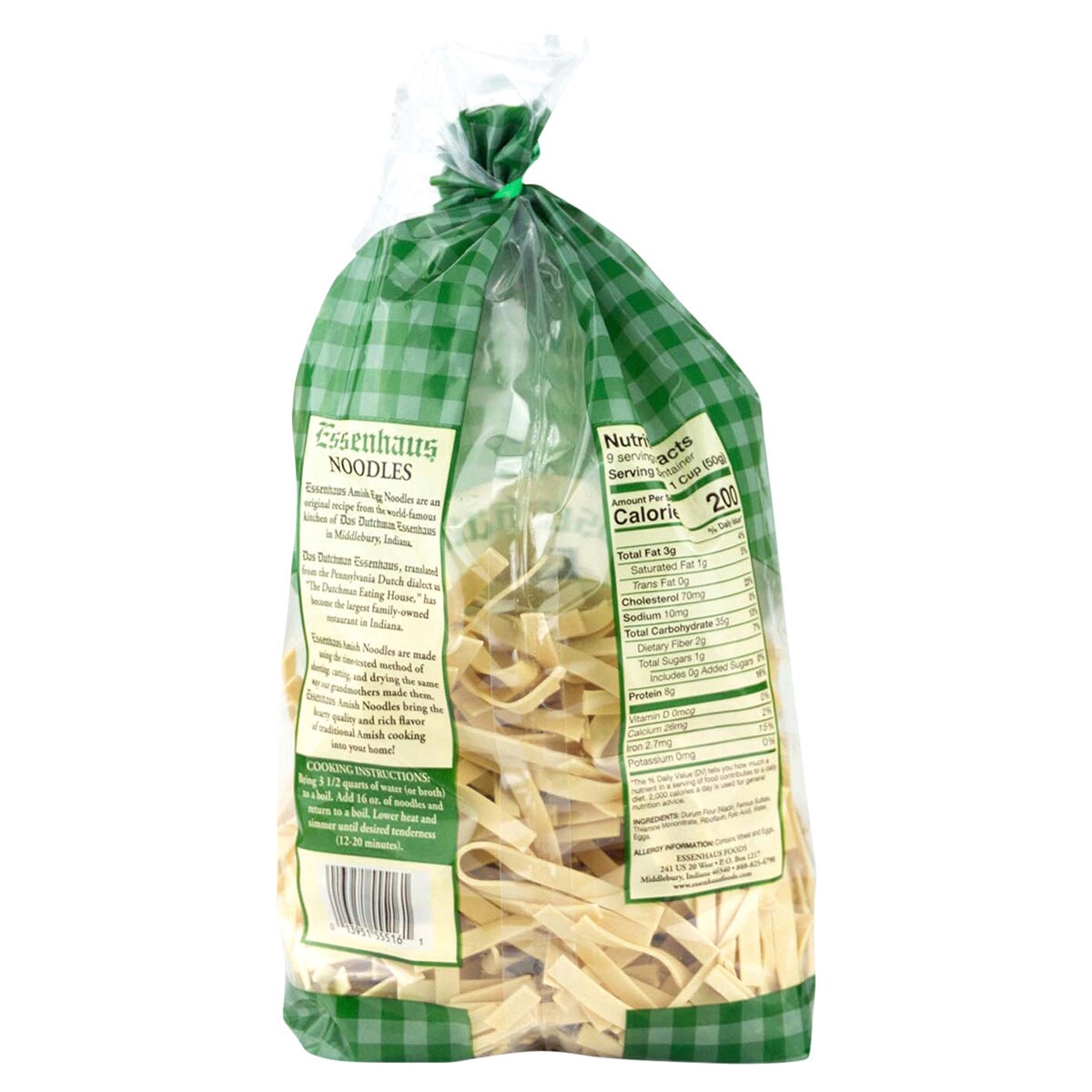 slide 2 of 2, Essenhaus Wide Homestyle Noodles, 16 oz
