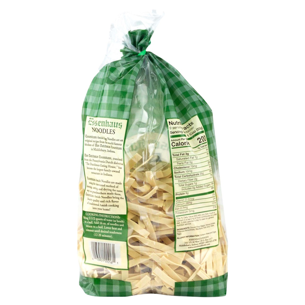 slide 2 of 2, Essenhaus Wide Homestyle Noodles, 16 oz