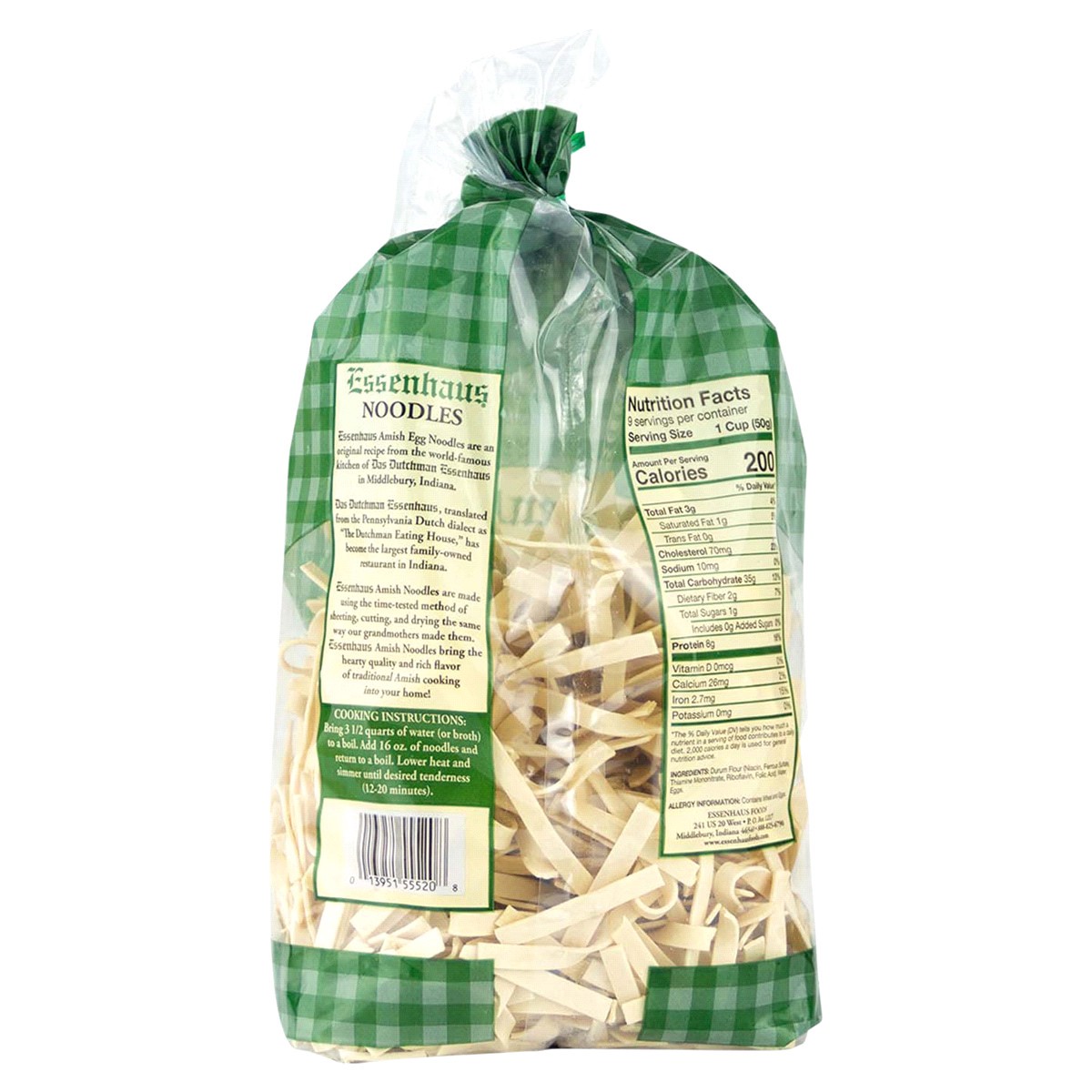 slide 2 of 2, Essenhaus Kluski Homestyle Noodles, 1 lb, 16 oz