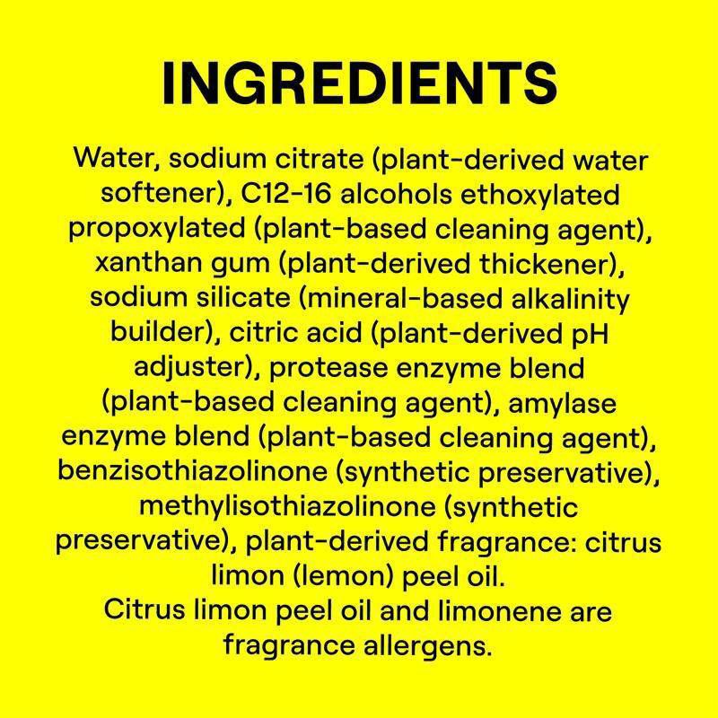 slide 3 of 8, Seventh Generation Lemon Natural Dishwasher Detergent Gel - 70oz, 70 oz