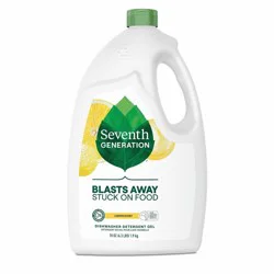 Seventh Generation Lemon Natural Dishwasher Detergent Gel - 70oz
