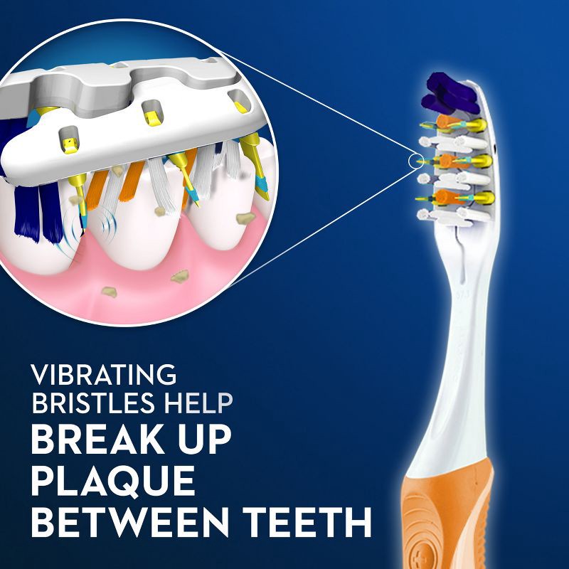 slide 8 of 10, Oral-B Pro-Health Pulsar Battery Powered Medium Bristles Toothbrush - 2ct, 2 ct