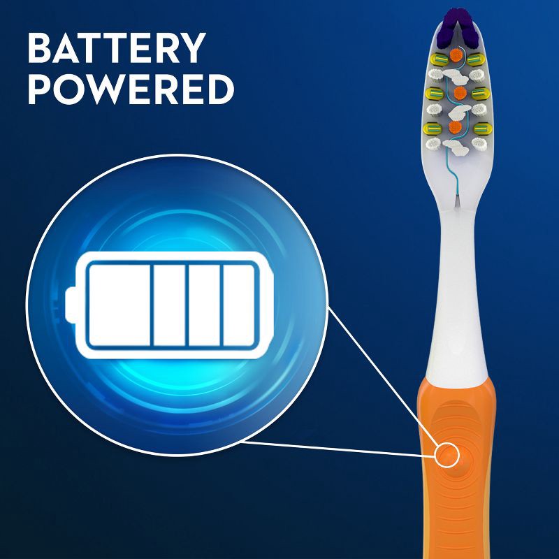 slide 10 of 10, Oral-B Pro-Health Pulsar Battery Powered Medium Bristles Toothbrush - 2ct, 2 ct