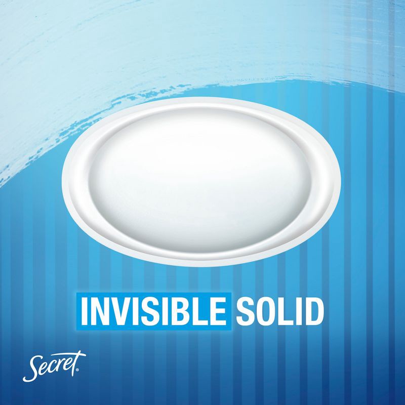 slide 8 of 10, Secret Outlast Invisible Solid Antiperspirant Deodorant for Women - Completely Clean Scent - 2.6oz, 2.6 oz