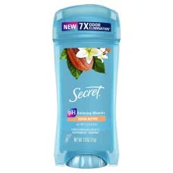 Secret Fresh Clear Gel Antiperspirant and Deodorant for Women - Cocoa Butter Scent - 2.6oz