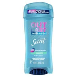Secret Outlast Clear Gel Antiperspirant & Deodorant for Women Unscented - 2.6oz