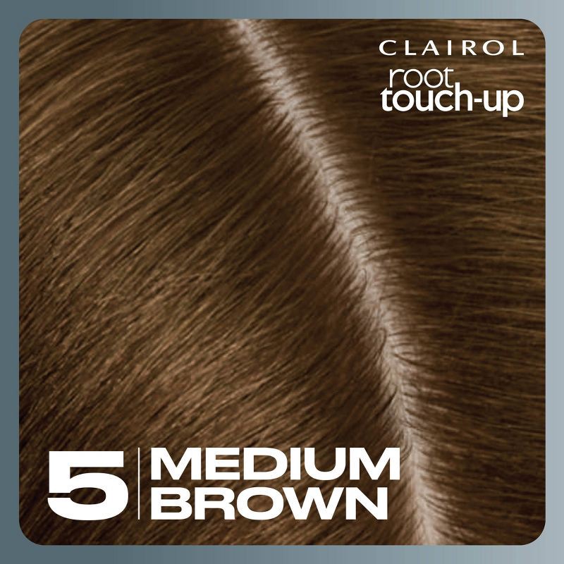 slide 3 of 9, Clairol Root Touch-Up Permanent Hair Color - 5 Medium Brown - 1 Kit, 1 ct