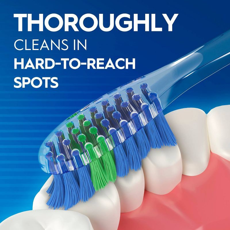 slide 7 of 9, Oral-B Indicator Contour Clean Toothbrushes, Soft Bristles - 4ct, 4 ct