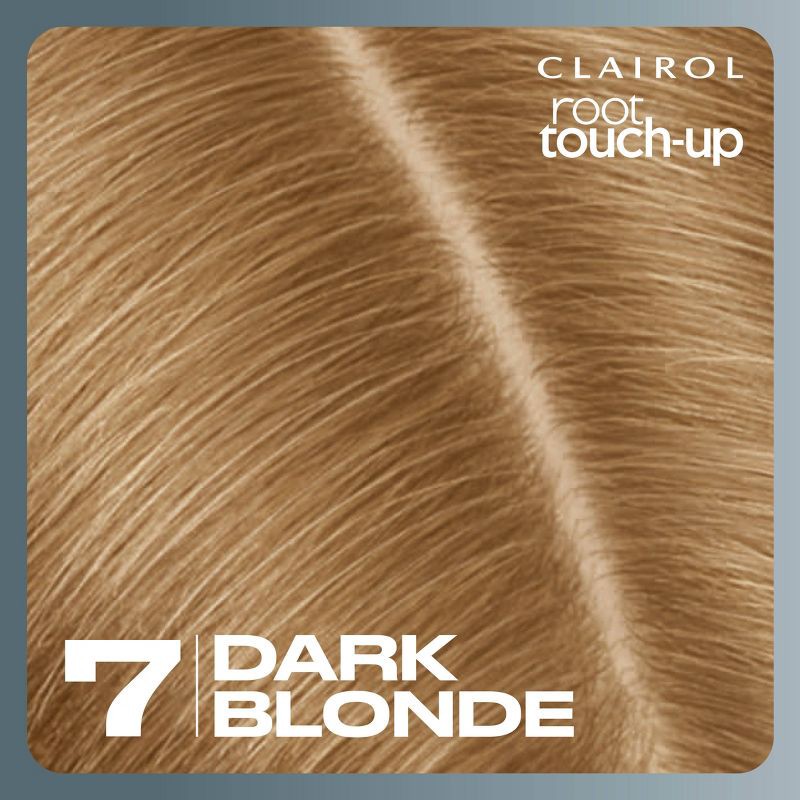 slide 3 of 9, Clairol Root Touch-Up Permanent Hair Color - 7 Dark Blonde Hair Dye Kit, 1 ct