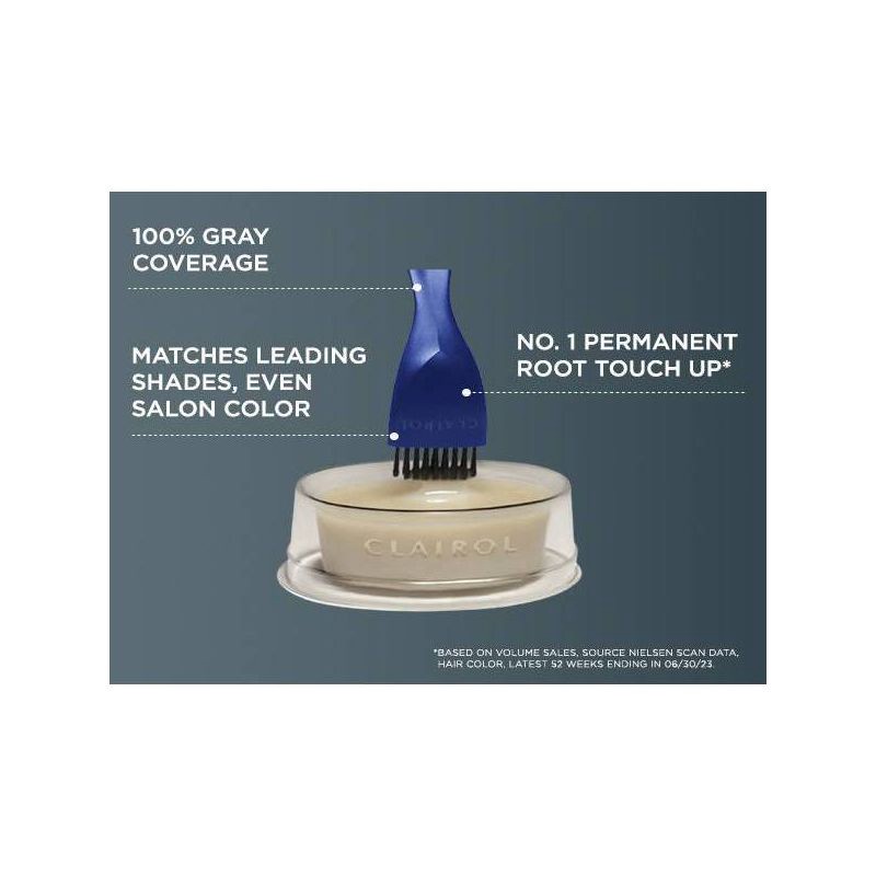 slide 6 of 9, Clairol Root Touch-Up Permanent Hair Color - 7 Dark Blonde Hair Dye Kit, 1 ct