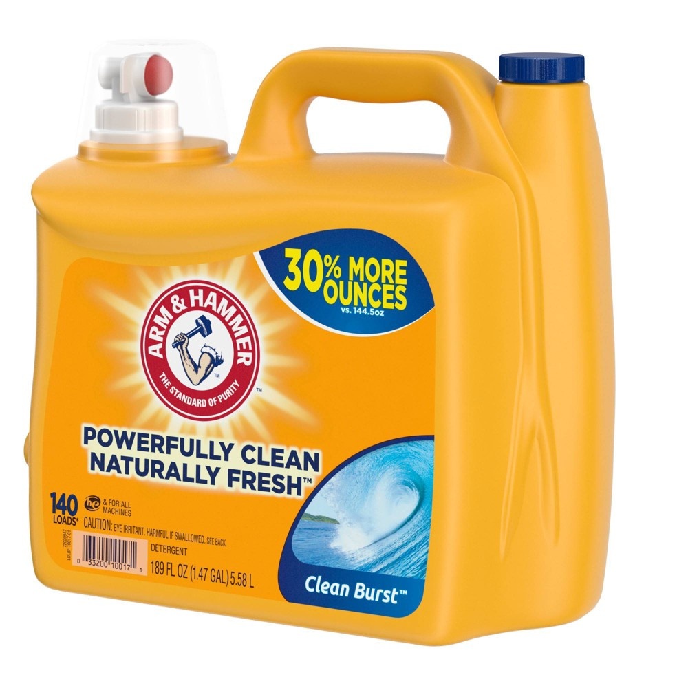 slide 4 of 6, Arm & Hammer Arm Hammer Clean Burst Liquid Laundry Detergent - 189 fl oz, 189 fl oz