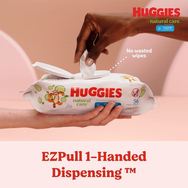 slide 2 of 13, Huggies Natural Care Refreshing Scented Baby Wipes - 168ct/3pk, 3 pk; 168 ct