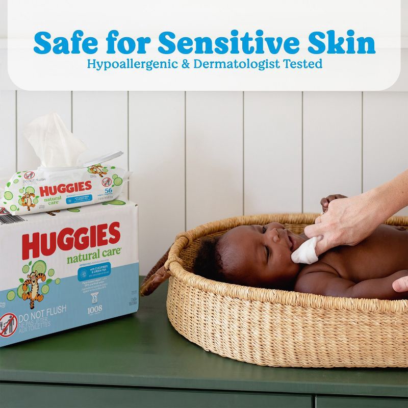 slide 3 of 13, Huggies Natural Care Refreshing Scented Baby Wipes - 168ct/3pk, 3 pk; 168 ct