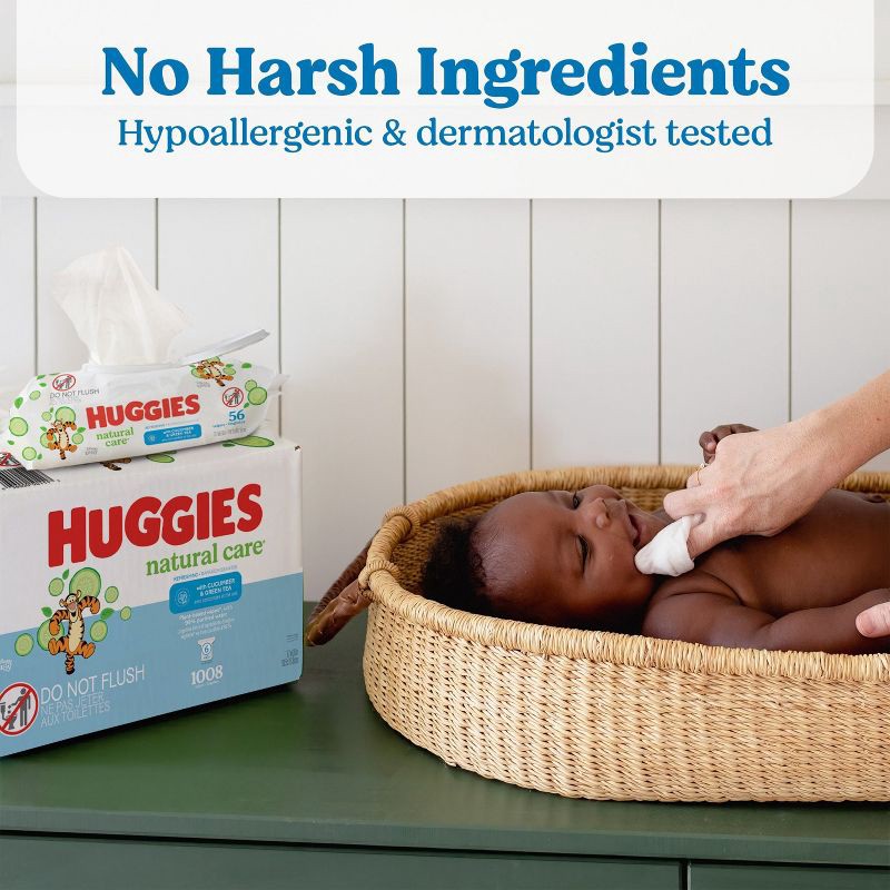 slide 12 of 13, Huggies Natural Care Refreshing Scented Baby Wipes - 168ct/3pk, 3 pk; 168 ct