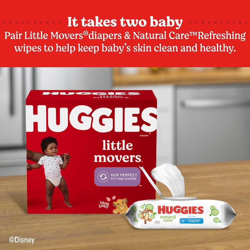 slide 7 of 13, Huggies Natural Care Refreshing Scented Baby Wipes - 168ct/3pk, 3 pk; 168 ct