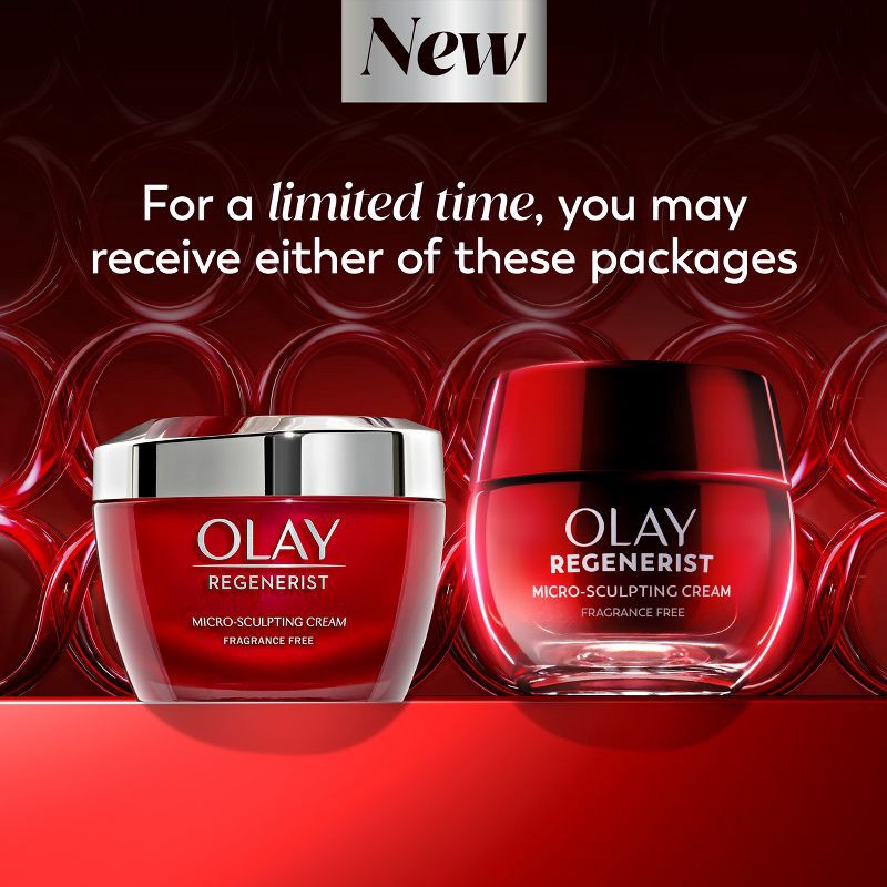 slide 2 of 15, Olay Regenerist Face Moisturizer Micro-Sculpting Cream - Fragrance Free - 1.7oz, 1.7 oz