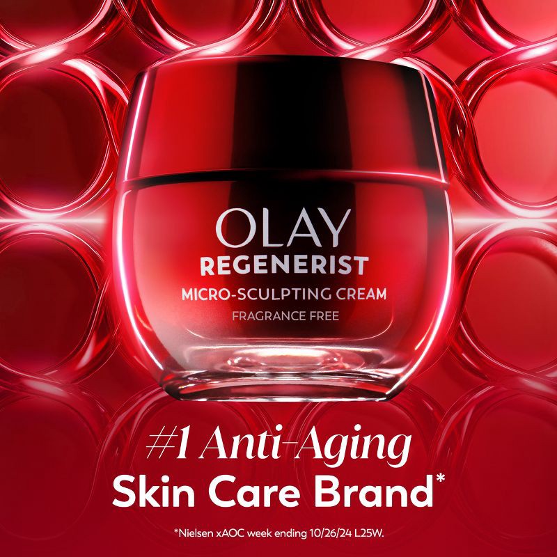 slide 5 of 15, Olay Regenerist Face Moisturizer Micro-Sculpting Cream - Fragrance Free - 1.7oz, 1.7 oz