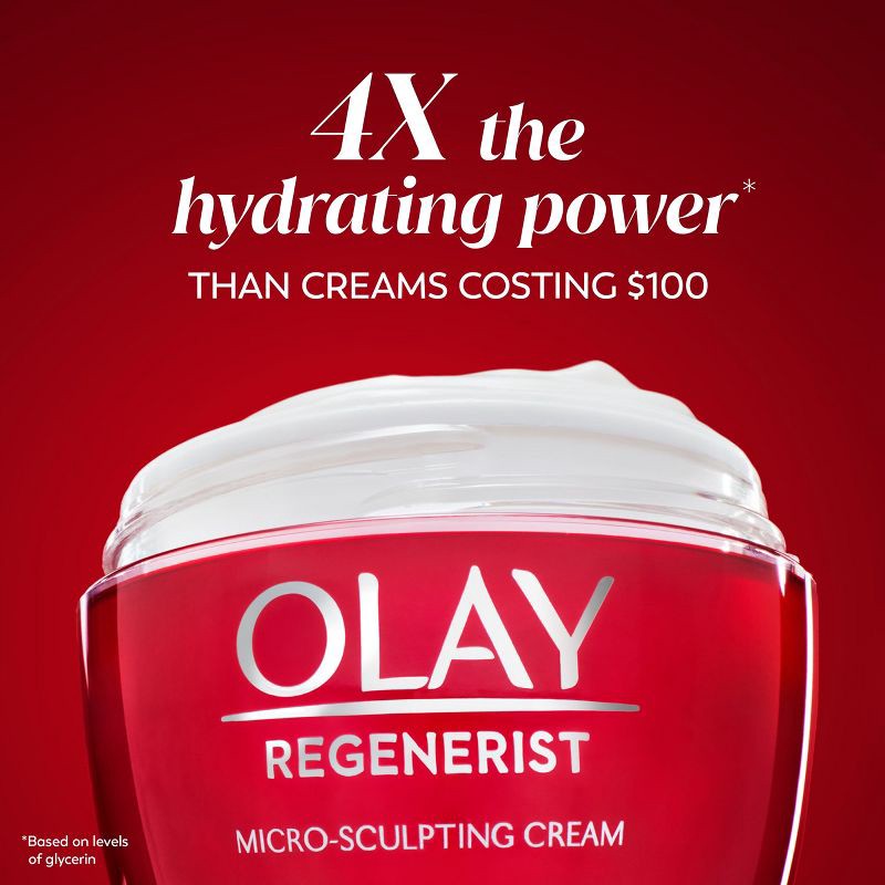 slide 8 of 14, Olay Regenerist Face Moisturizer Micro-Sculpting Cream - Fragrance Free - 1.7oz, 1.7 oz