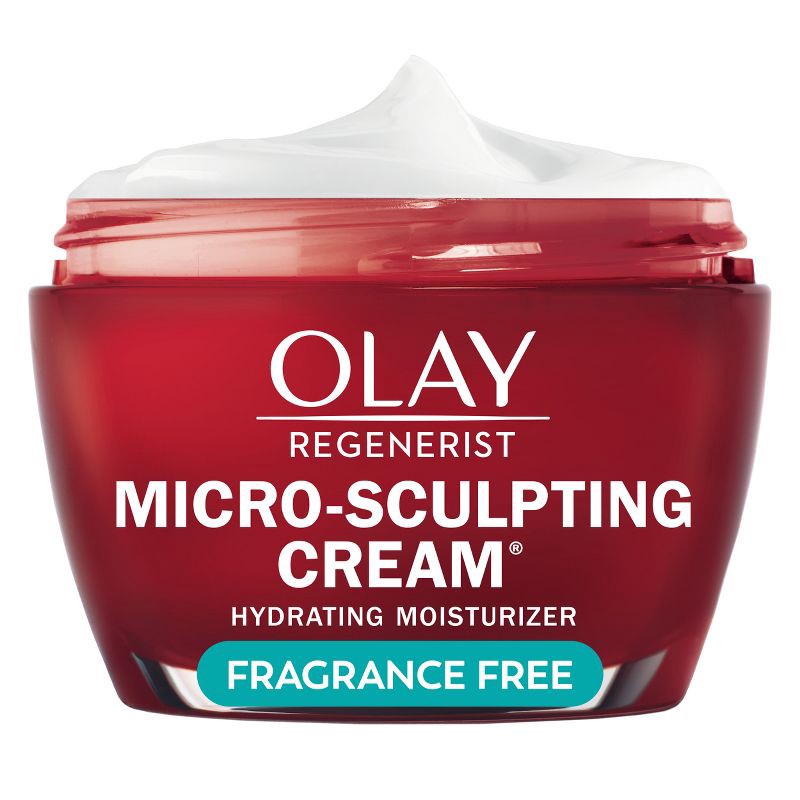 slide 1 of 14, Olay Regenerist Face Moisturizer Micro-Sculpting Cream - Fragrance Free - 1.7oz, 1.7 oz