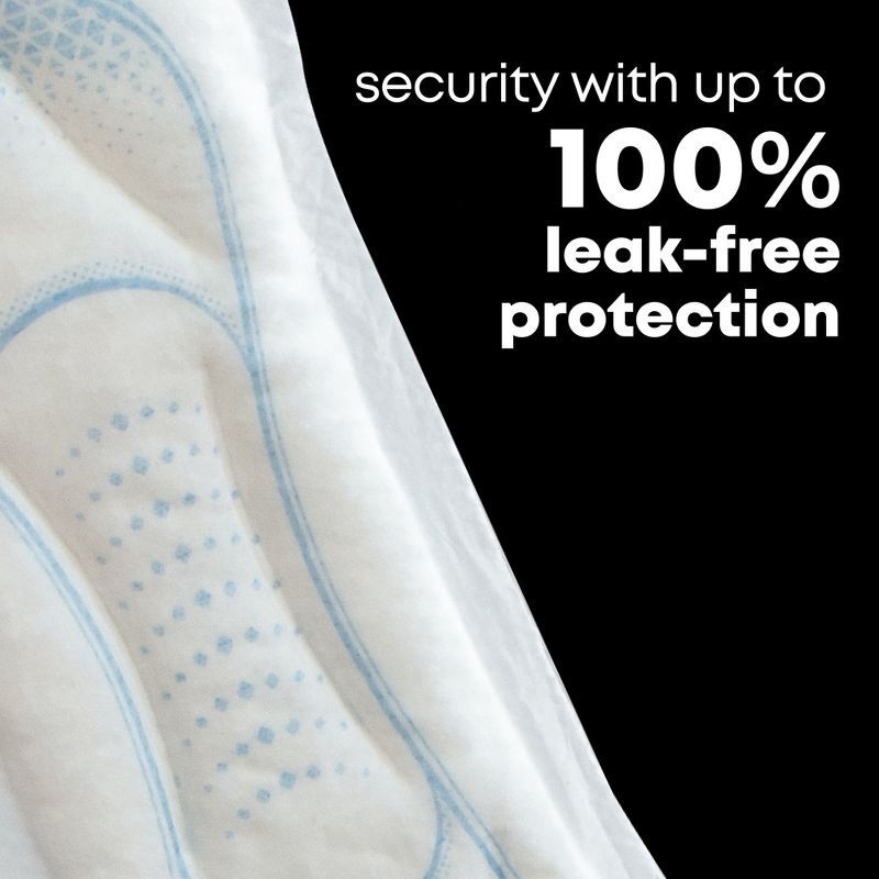 slide 4 of 9, U by Kotex Clean & Secure Overnight Maxi Pads - Unscented - 40ct, 40 ct