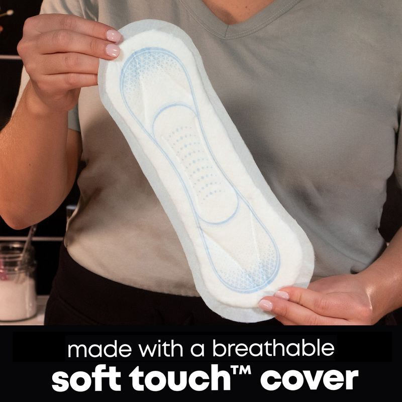 slide 6 of 9, U by Kotex Clean & Secure Overnight Maxi Pads - Unscented - 40ct, 40 ct