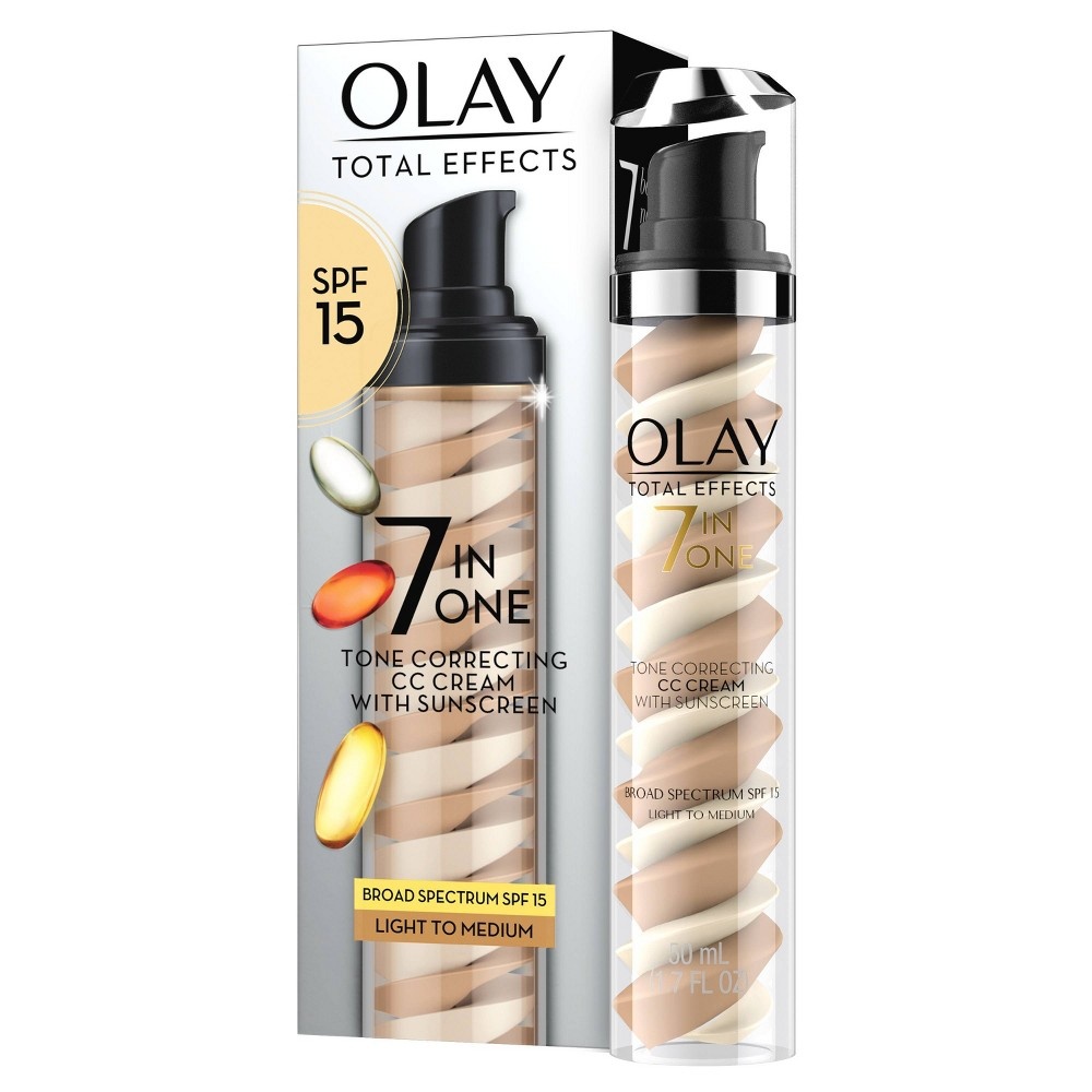 slide 6 of 6, Olay Total Effects Tone Correcting CC Cream - SPF, 15 ct; 1.7 fl oz