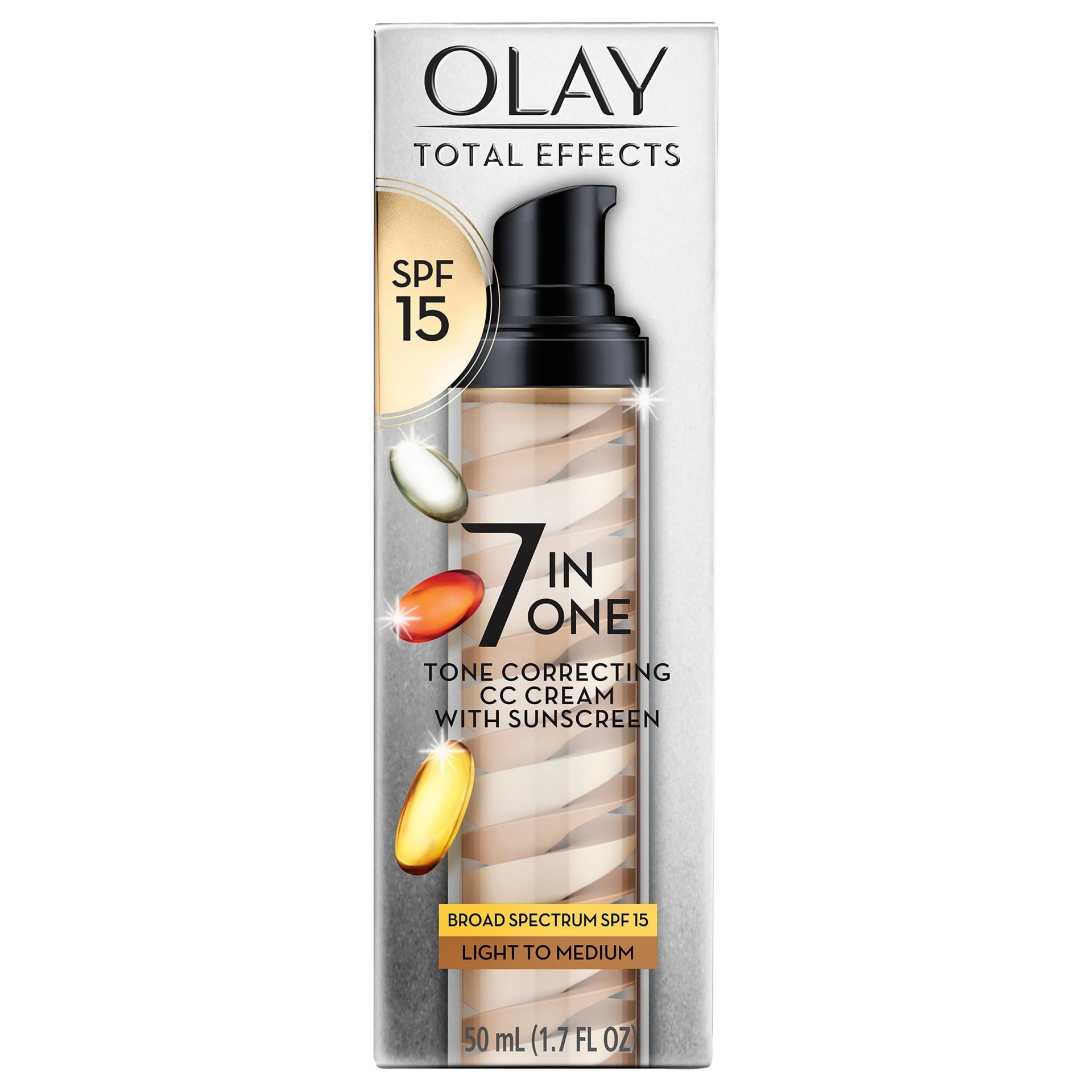 slide 1 of 6, Olay Total Effects Tone Correcting CC Cream - SPF, 15 ct; 1.7 fl oz