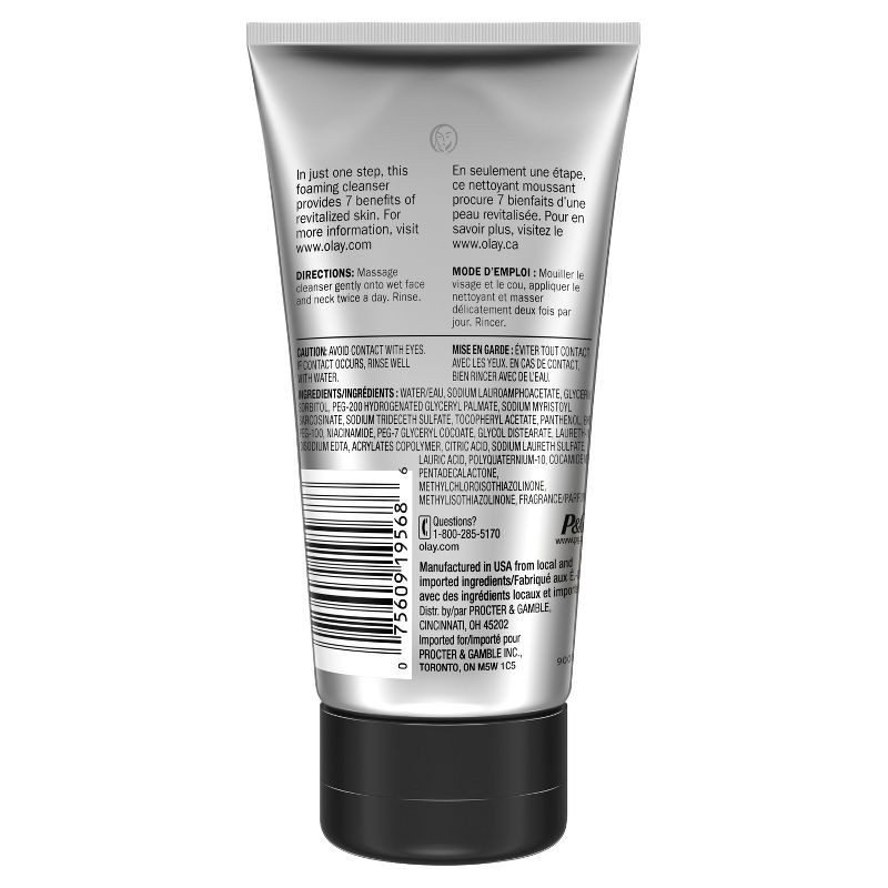 slide 5 of 6, Olay Total Effects Revitalizing Foaming Face Wash - Scented - 5oz, 5 oz