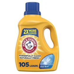Arm & Hammer Clean Burst Liquid Laundry Detergent - 105 fl oz