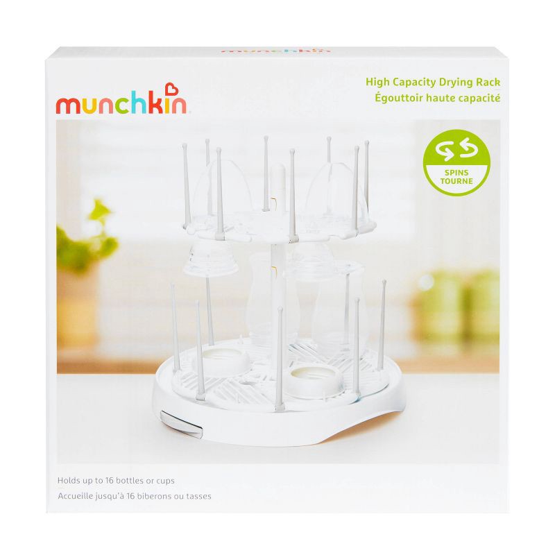 slide 7 of 11, Munchkin High Capacity Bottle Drying Rack, 1 ct