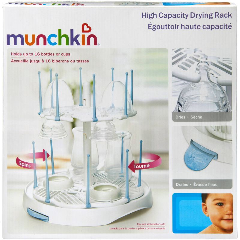 slide 11 of 11, Munchkin High Capacity Bottle Drying Rack, 1 ct