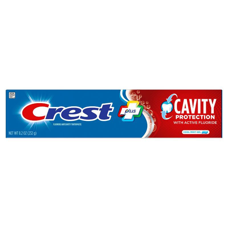 slide 2 of 7, Crest Cavity Protection Toothpaste Gel, Cool Mint - 8.2 oz, 8.2 oz