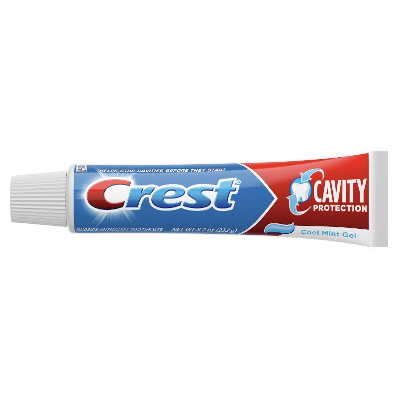 slide 5 of 7, Crest Cavity Protection Toothpaste Gel, Cool Mint - 8.2 oz, 8.2 oz