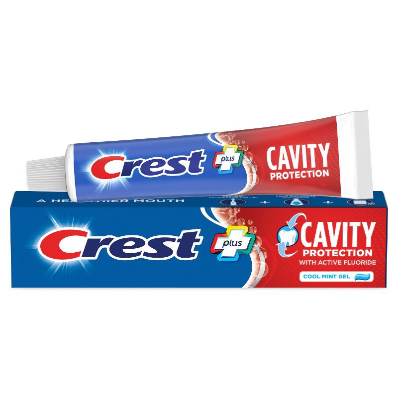 slide 1 of 7, Crest Cavity Protection Toothpaste Gel, Cool Mint - 8.2 oz, 8.2 oz