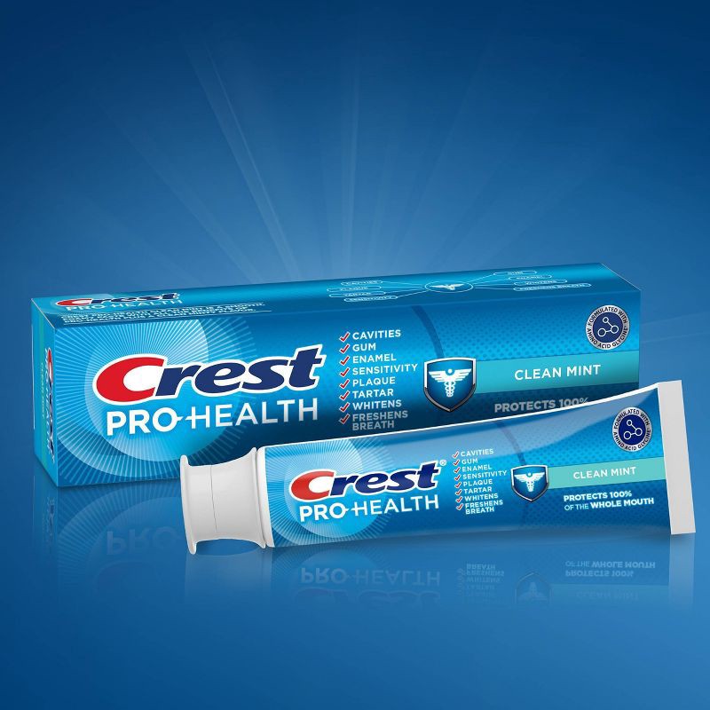 slide 5 of 10, Crest Pro-Health Clean Mint Toothpaste 4.3oz, 4.3 oz