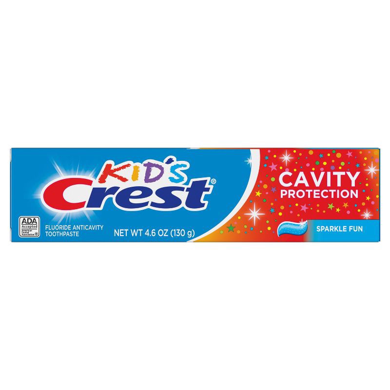 slide 3 of 9, Crest Kid's Cavity Protection Toothpaste, Sparkle Fun Flavor, 4.6 oz, 4.6 oz