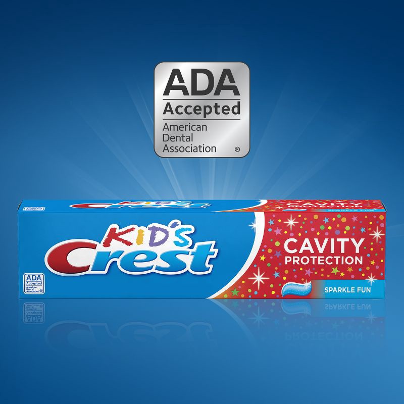 slide 5 of 9, Crest Kid's Cavity Protection Toothpaste, Sparkle Fun Flavor, 4.6 oz, 4.6 oz