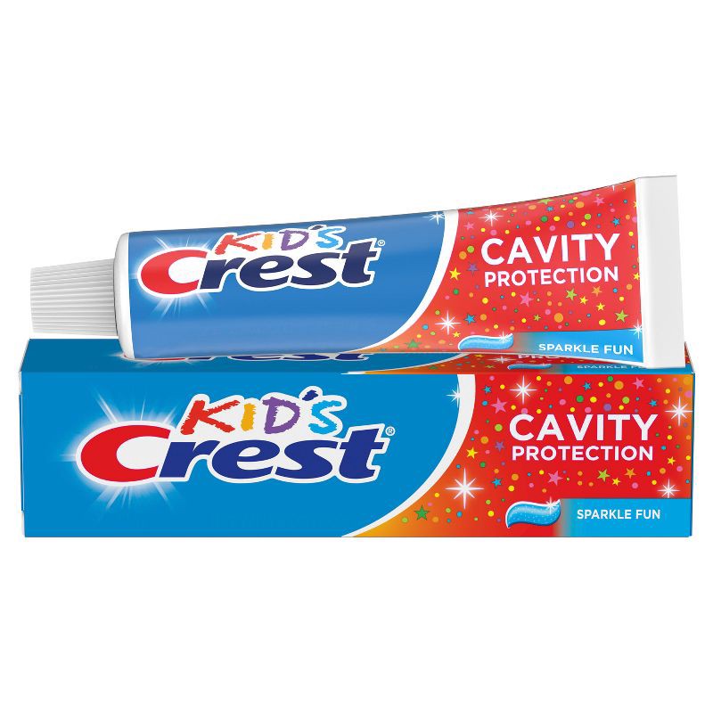 slide 1 of 9, Crest Kid's Cavity Protection Toothpaste, Sparkle Fun Flavor, 4.6 oz, 4.6 oz