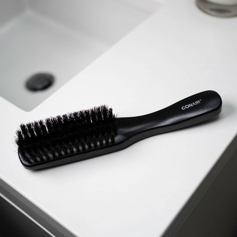 slide 2 of 5, Conair Boar Bristle Grooming Hair Brush - Black, 1 ct