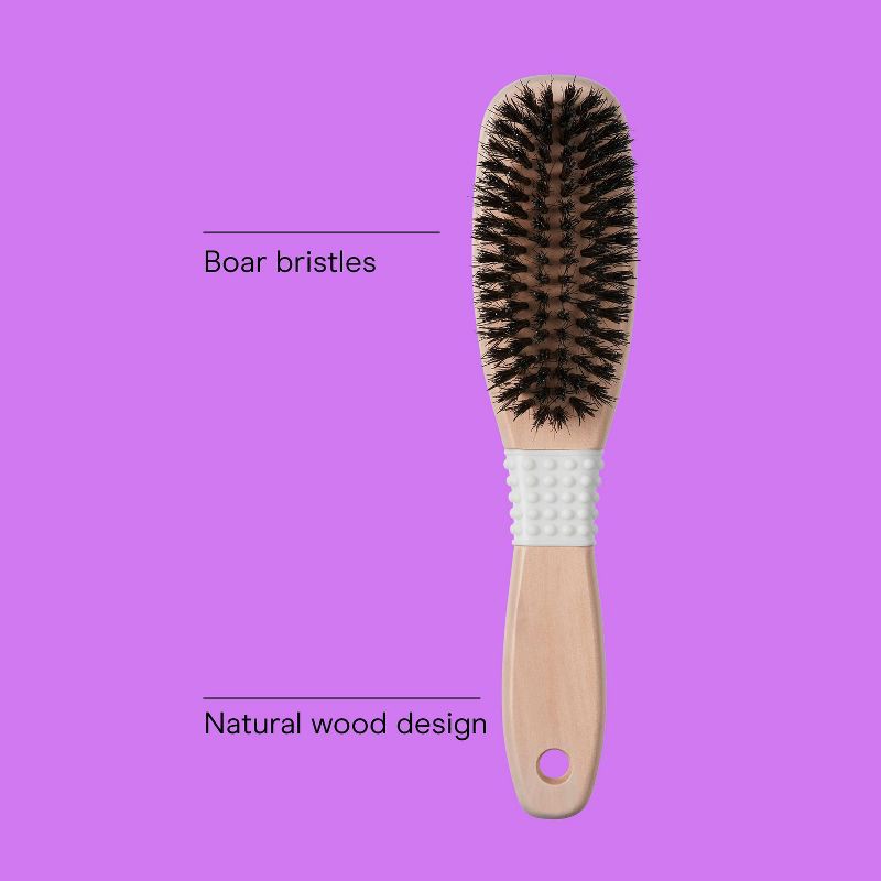 slide 2 of 8, Conair Ceramic Wood Boar Bristle All-Purpose Hair Brush - All Hair, 1 ct