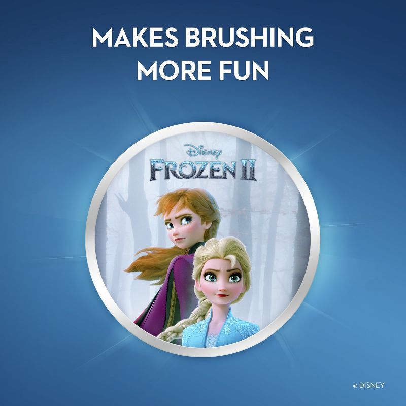 slide 7 of 11, Oral-B Kid's Toothbrush featuring Disney's Frozen II, Soft Bristles, for Children and Toddlers 3+ - 2 ct, 2 ct