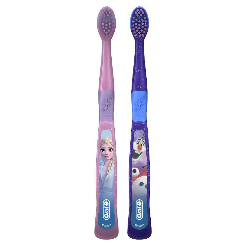 slide 10 of 11, Oral-B Kids' Featuring Disney Frozen Toothbrush - Soft - 2 ct, 2 ct