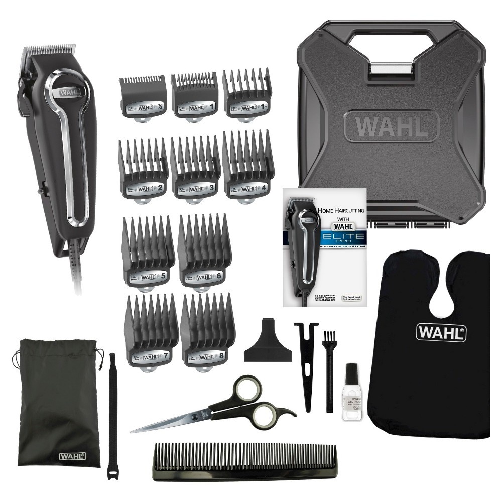 slide 2 of 3, Wahl Elite Pro Complete High Performance Men's Haircut Kit with Stainless Steel Attachment Guards - 79602, 1 ct