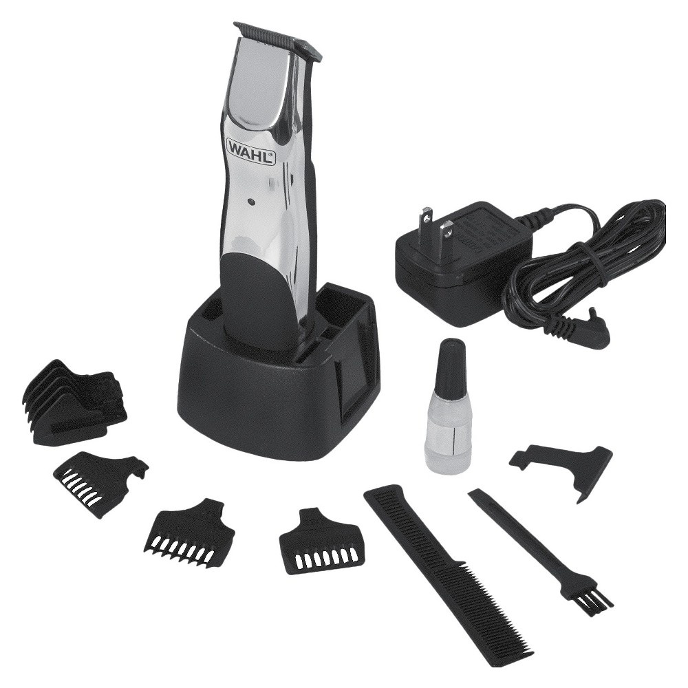 slide 4 of 4, Wahl Beard & Stubble Rechargeable Men's Beard & Facial Trimmer with Soft Touch Grip - 9916-4301, 1 ct