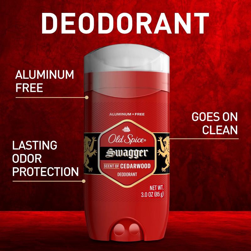 slide 3 of 9, Old Spice Red Collection Swagger Scent Men's Deodorant - 3oz, 3 oz