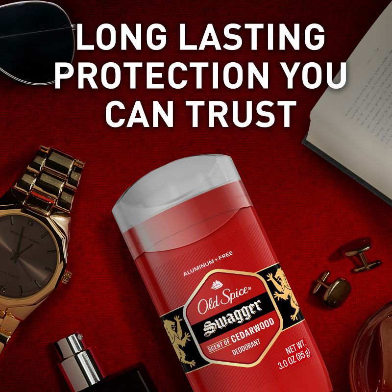 slide 7 of 9, Old Spice Red Collection Swagger Scent Men's Deodorant - 3oz, 3 oz